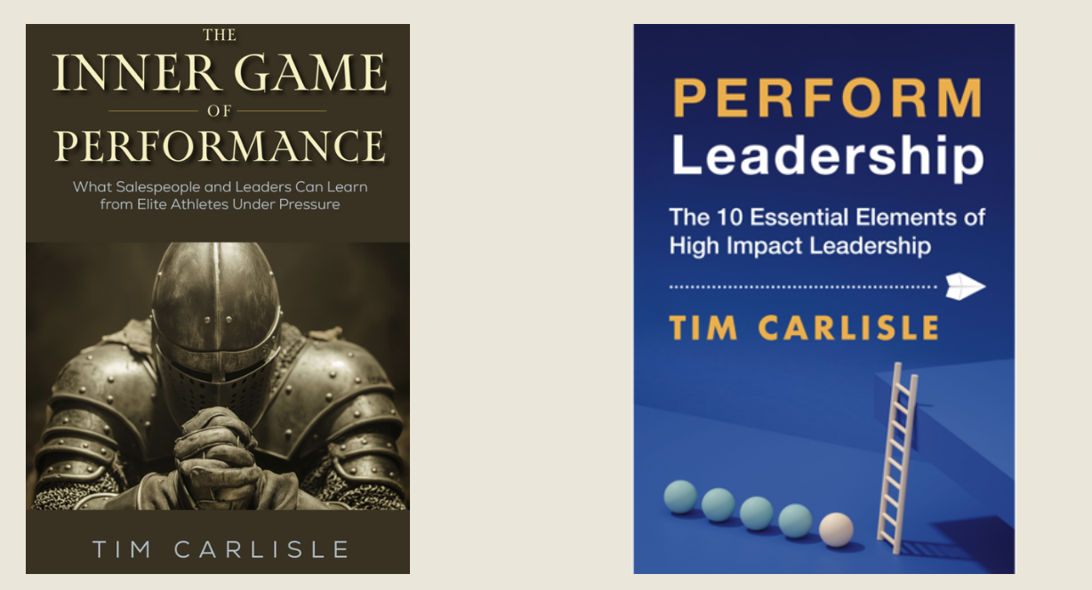 Tim Carlisle's published books, side by side